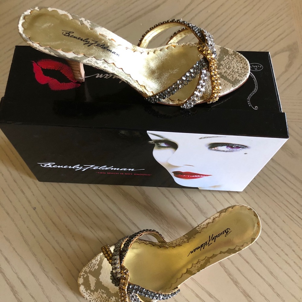 New Beverly rhinestone sandals